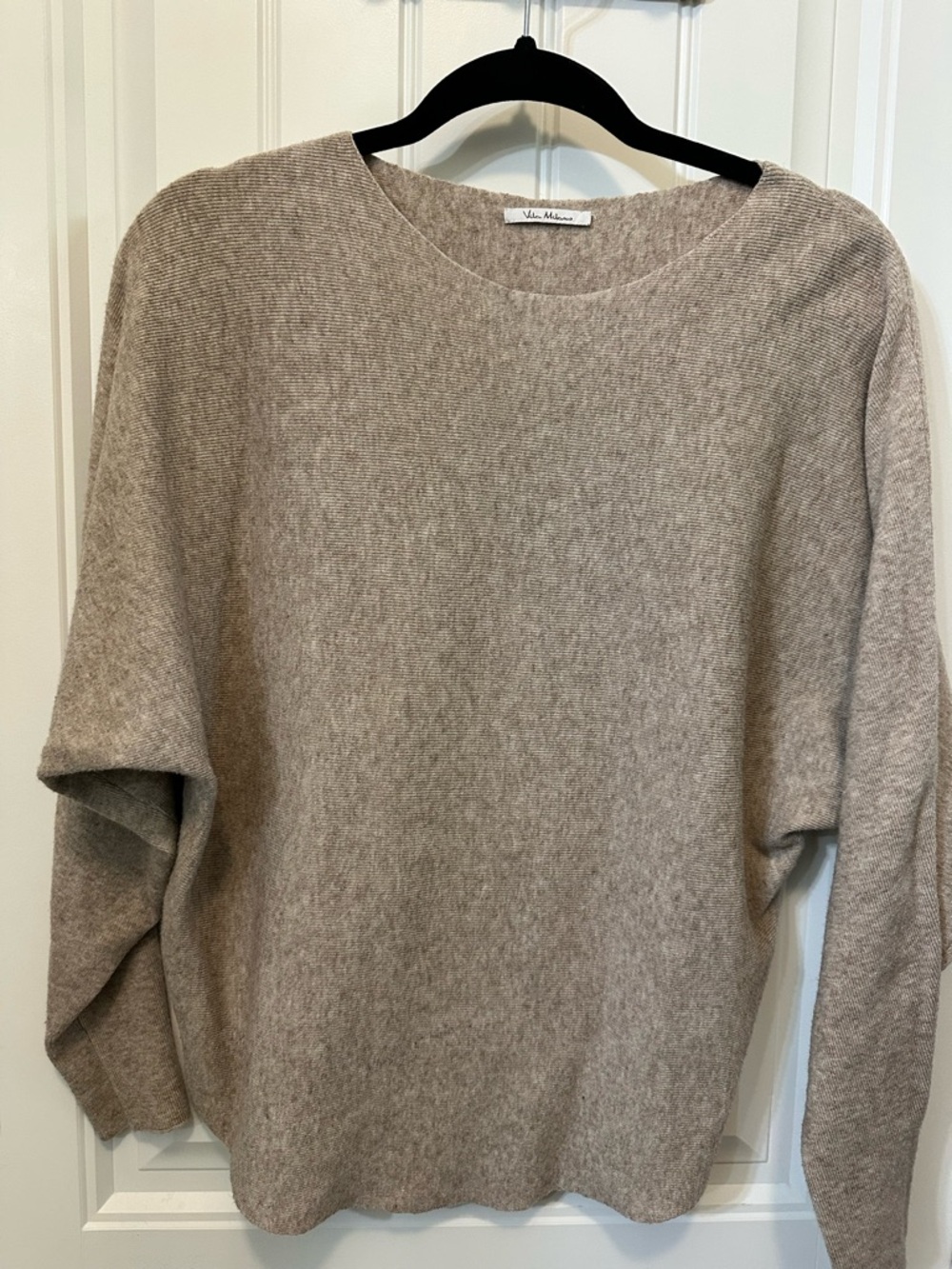 Milano Neutral Taupe Crewneck Sweater